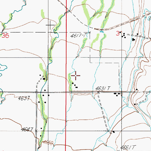 Topographic Map of 01S05E31CC__01 Well, MT