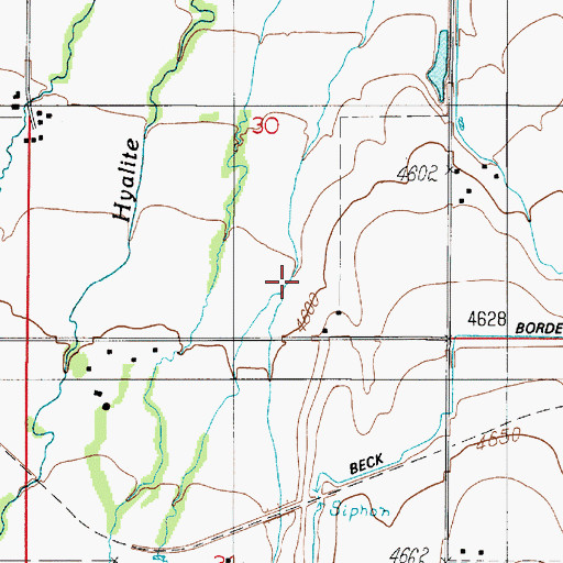 Topographic Map of 01S05E30DC__01 Well, MT