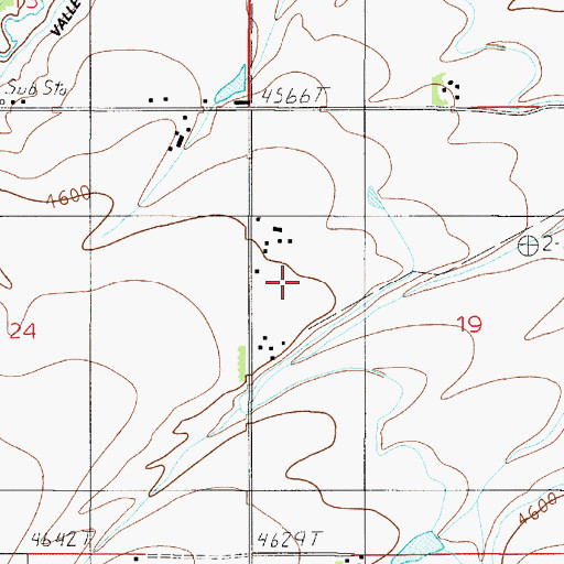 Topographic Map of 01S04E19BC__01 Well, MT
