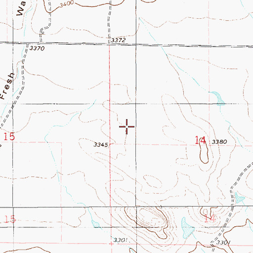 Topographic Map of 01S58E18ADD_01 Well, MT