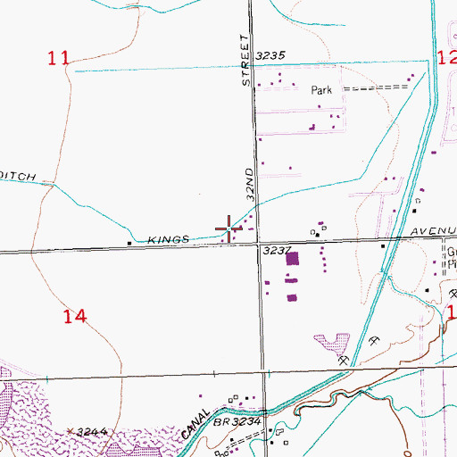 Topographic Map of 01S25E11DDDD01 Well, MT