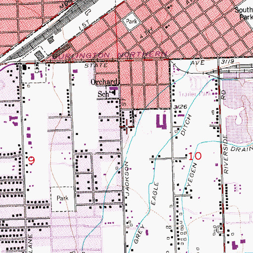 Topographic Map of 01S26E10BCBC01 Well, MT