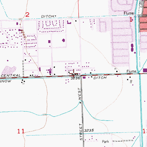 Topographic Map of 01S25E02DDDD01 Well, MT