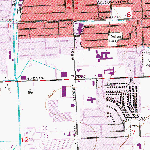 Topographic Map of 01S26E07CCCC01 Well, MT