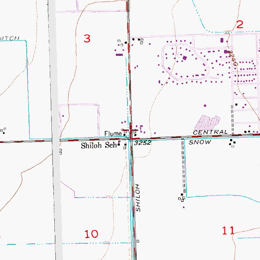 Topographic Map of 01S25E02CCCC01 Well, MT