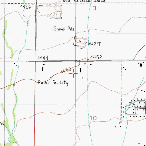 Topographic Map of 01S04E10BA__01 Well, MT