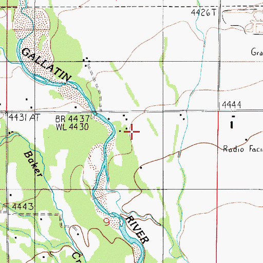 Topographic Map of 01S04E09AB__01 Well, MT