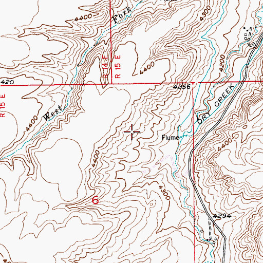 Topographic Map of 01S15E06A___01 Well, MT