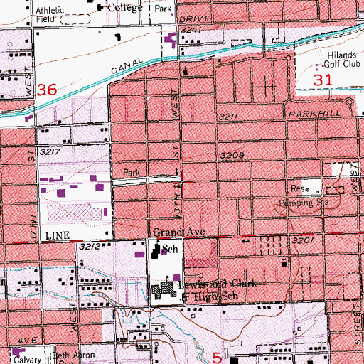 Topographic Map of 01N26E31CCBC01 Well, MT