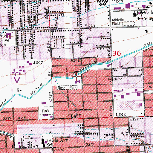 Topographic Map of 01N25E36CBDA01 Well, MT