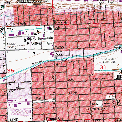 Topographic Map of 01N26E31BCCB01 Well, MT