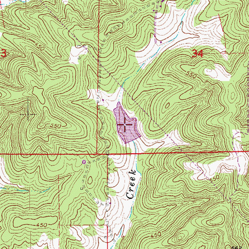 Topographic Map of Lost Lake, AR