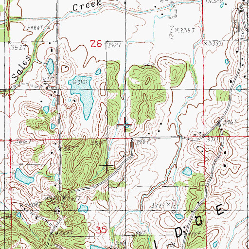 Topographic Map of Nicholas Lake, AR