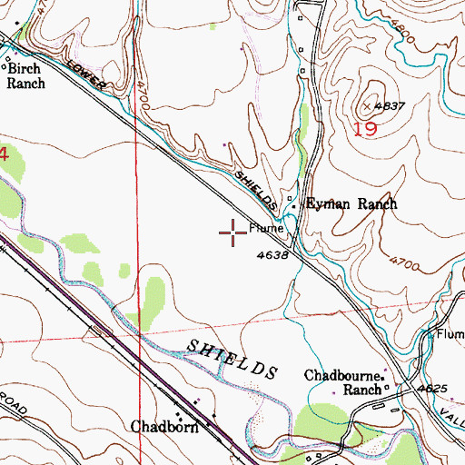 Topographic Map of 01N10E19C___01 Well, MT