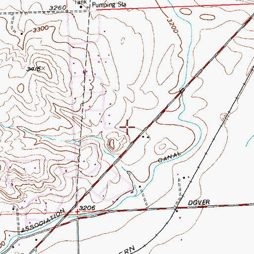 Topographic Map of 01N26E01ABCC01 Well, MT