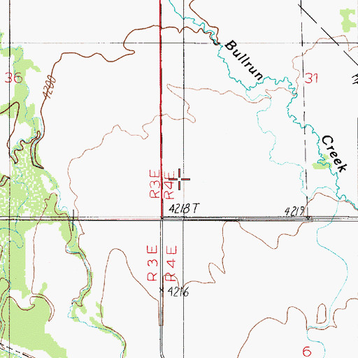 Topographic Map of 02N04E31CC__01 Well, MT