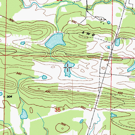 Topographic Map of Omni Lake Number Two, AR