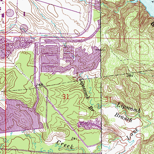 Topographic Map of Dike Number Two Dam, AR