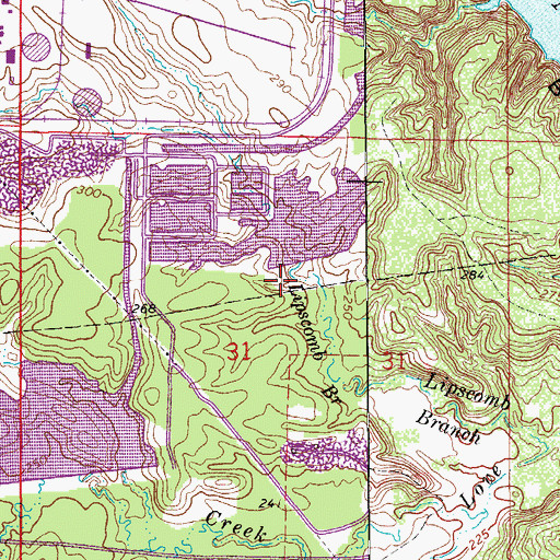 Topographic Map of Dike Number Two Dam, AR