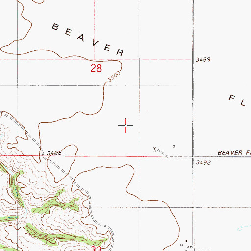 Topographic Map of 02N56E28DDD_01 Well, MT