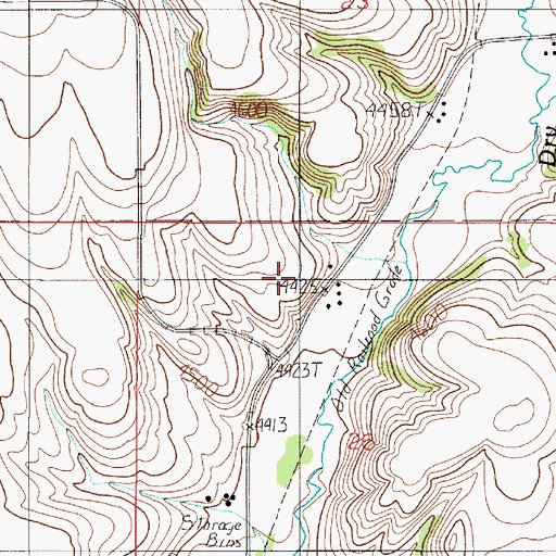 Topographic Map of 02N04E26BA__02 Well, MT
