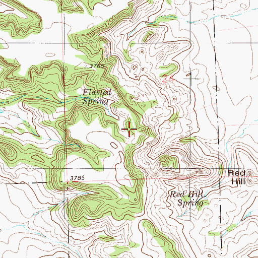 Topographic Map of 02N58E20DAA_01 Well, MT