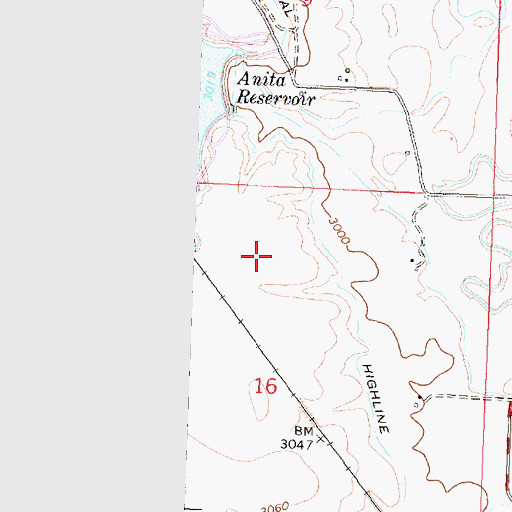 Topographic Map of 01N38E15BBDA01 Spring, MT