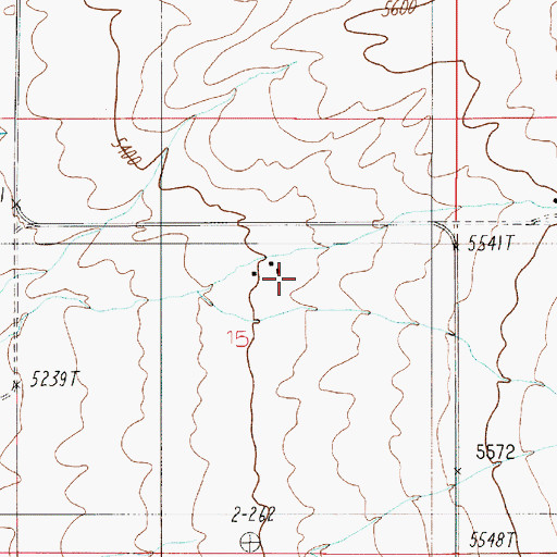Topographic Map of 02N05E15AC__01 Spring, MT
