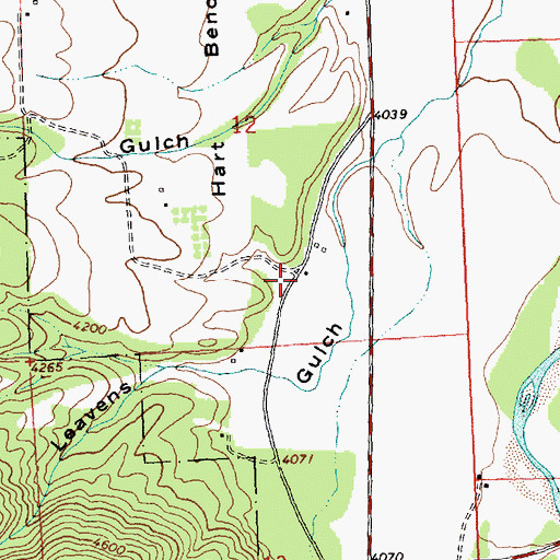 Topographic Map of 02N21W12DCAC01 Well, MT