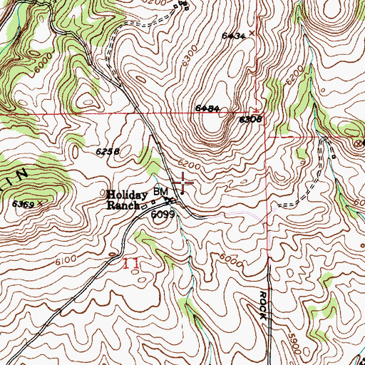 Topographic Map of 02N10E11A___01 Spring, MT