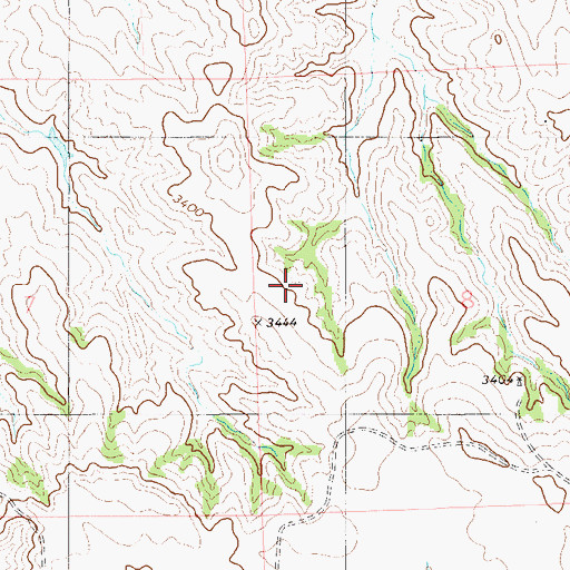 Topographic Map of 02N56E11BAC_01 Well, MT