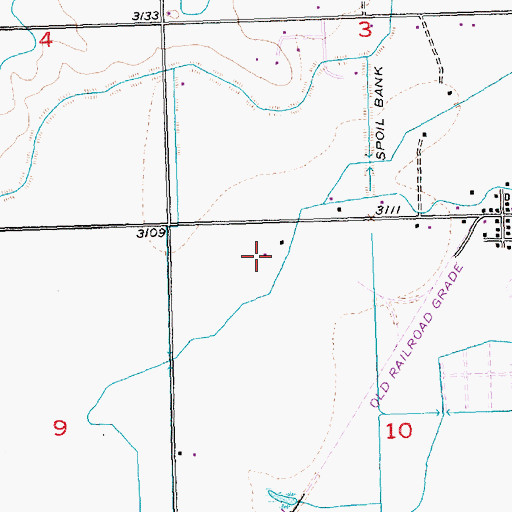 Topographic Map of 02N27E10BBAD01 Well, MT