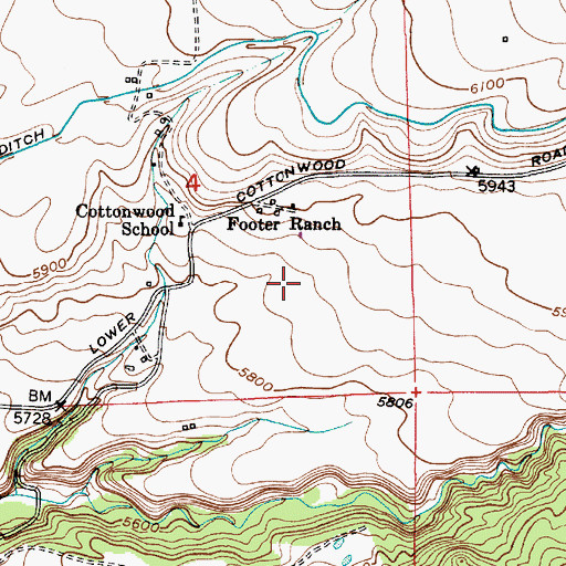 Topographic Map of 02N10E04D___01 Well, MT