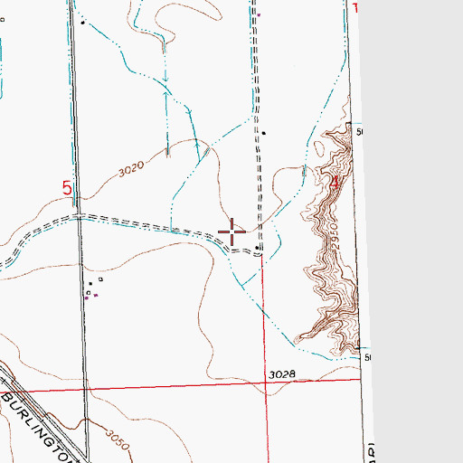 Topographic Map of 02N29E01DAAD01 Well, MT