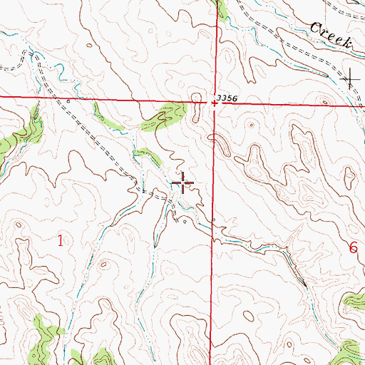 Topographic Map of 02N37E01ADAB01 Spring, MT