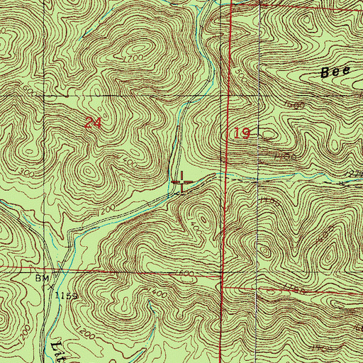 Topographic Map of Camp Wilder (historical), AR