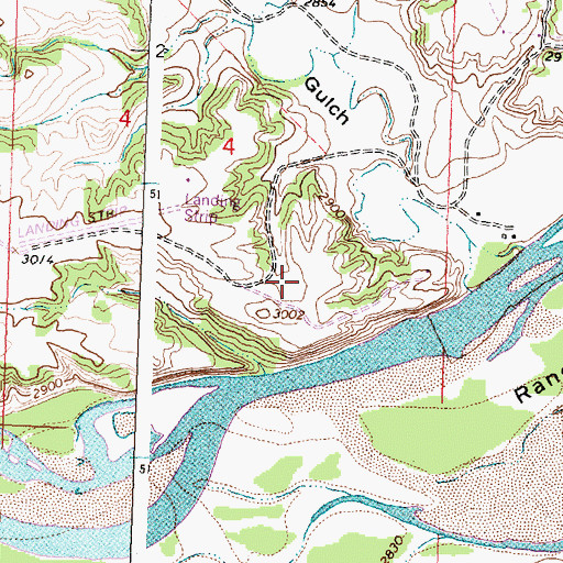 Topographic Map of 03N31E04DBDD01 Well, MT