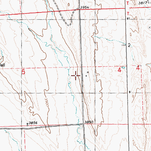 Topographic Map of 03N23E04C___01 Well, MT