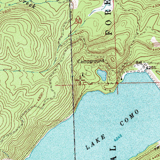 Topographic Map of 04N21W30DCDD01 Well, MT