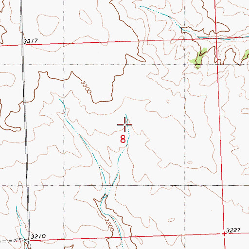 Topographic Map of 04N29E12C___01 Well, MT