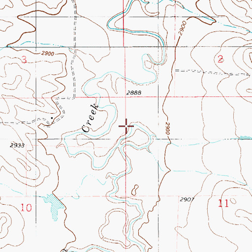 Topographic Map of 04N56E08ABB_01 Well, MT