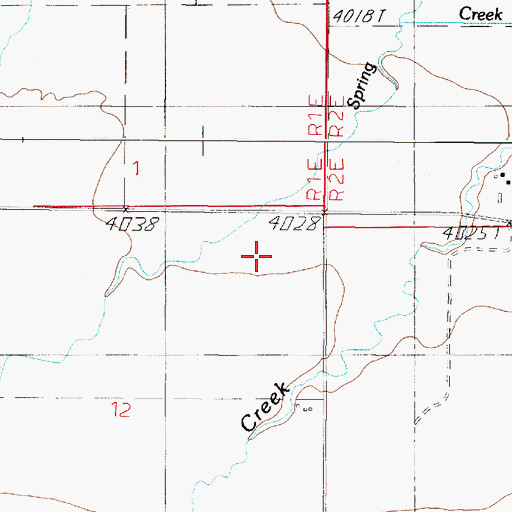 Topographic Map of 04N01E12AA__01 Well, MT