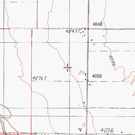 Topographic Map of 04N01E02BD__02 Well, MT