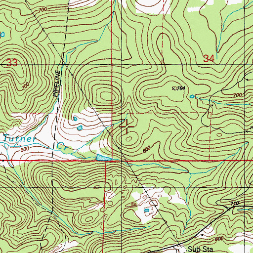 Topographic Map of Cripple Hill Prospect, AR