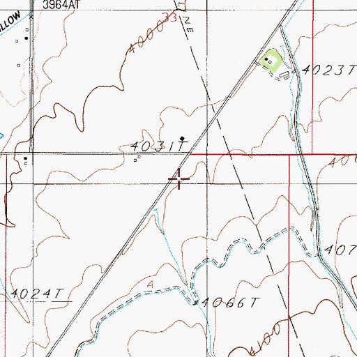 Topographic Map of 04N02E04AB__01 Well, MT