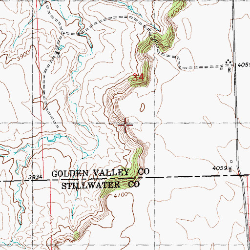Topographic Map of 05N22E15BAC_01 Well, MT