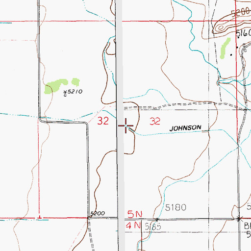 Topographic Map of 05N14E32____01 Well, MT