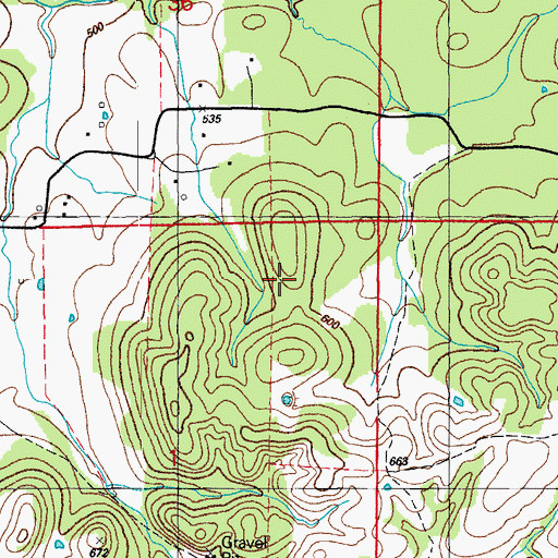 Topographic Map of Eliza Patterson Prospect, AR