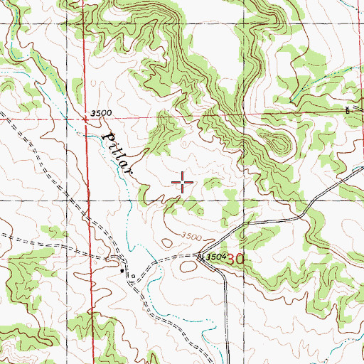 Topographic Map of 05N28E30B___01 Well, MT