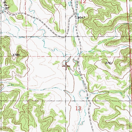 Topographic Map of 05N27E13BAA_01 Spring, MT